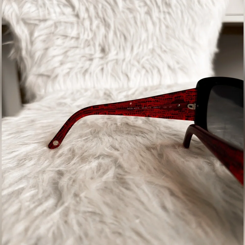 AUTHENTIC VERSACE POLARIZED SUNGLASSES + CASE - Picture 3 of 6